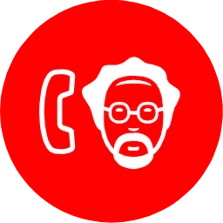 Seek expert advice control approach icon.