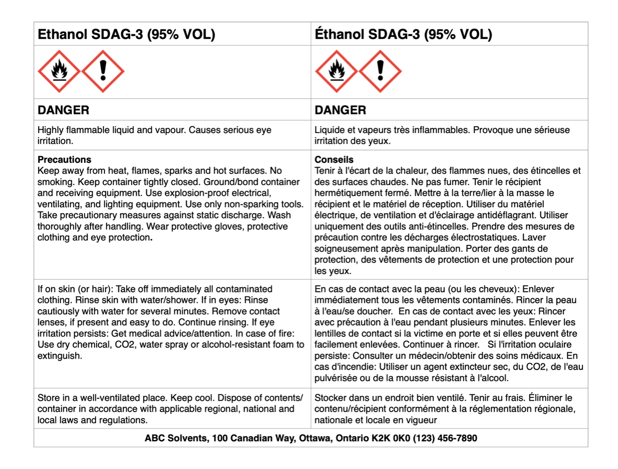 What are WHMIS supplier labels?