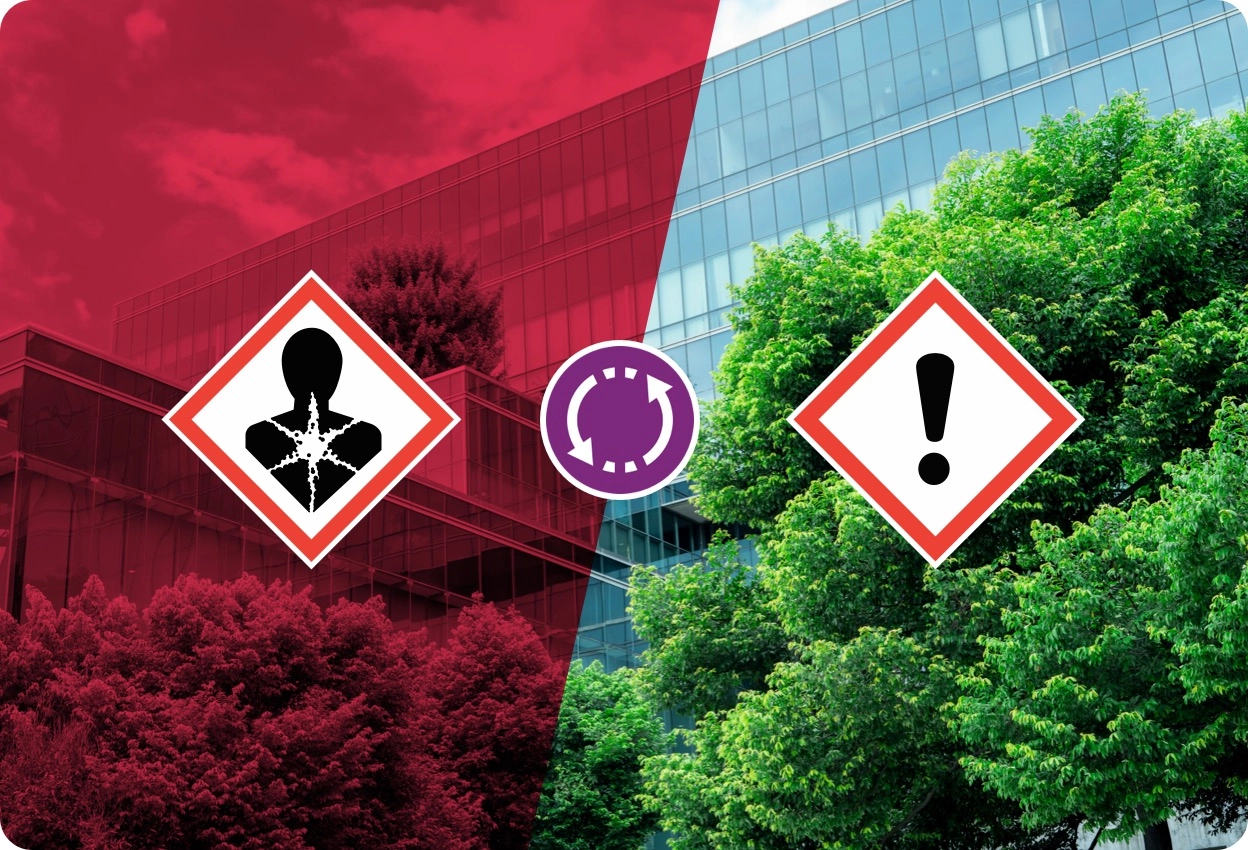 Search for less toxic chemicals